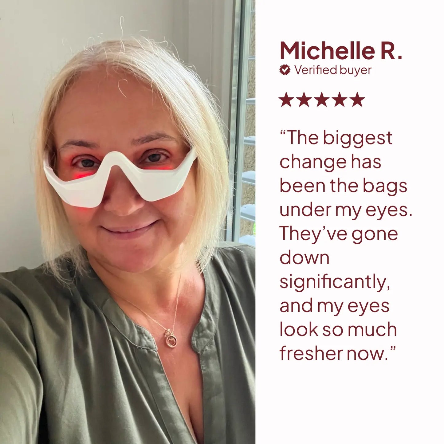 Rédelisse™ Red Light Eye Massager